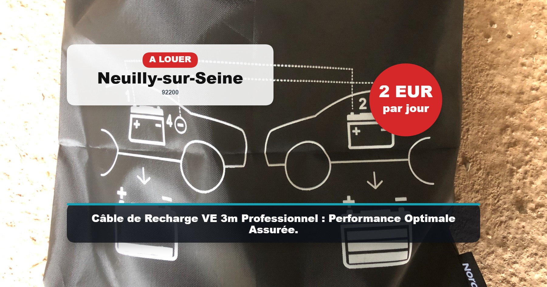 Câble de Recharge VE 3m Professionnel : Performance Optimale Assurée.
